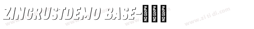 ZingRustDemo Base字体转换